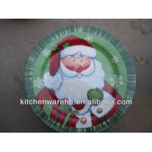 Haonai glass 2015 hot sale!cheap ceramic christmas plates